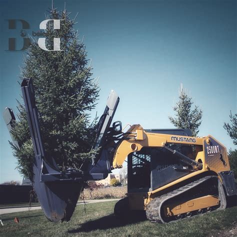 skid steer mounted tree spade for sale|skid steer mounted tree spade.